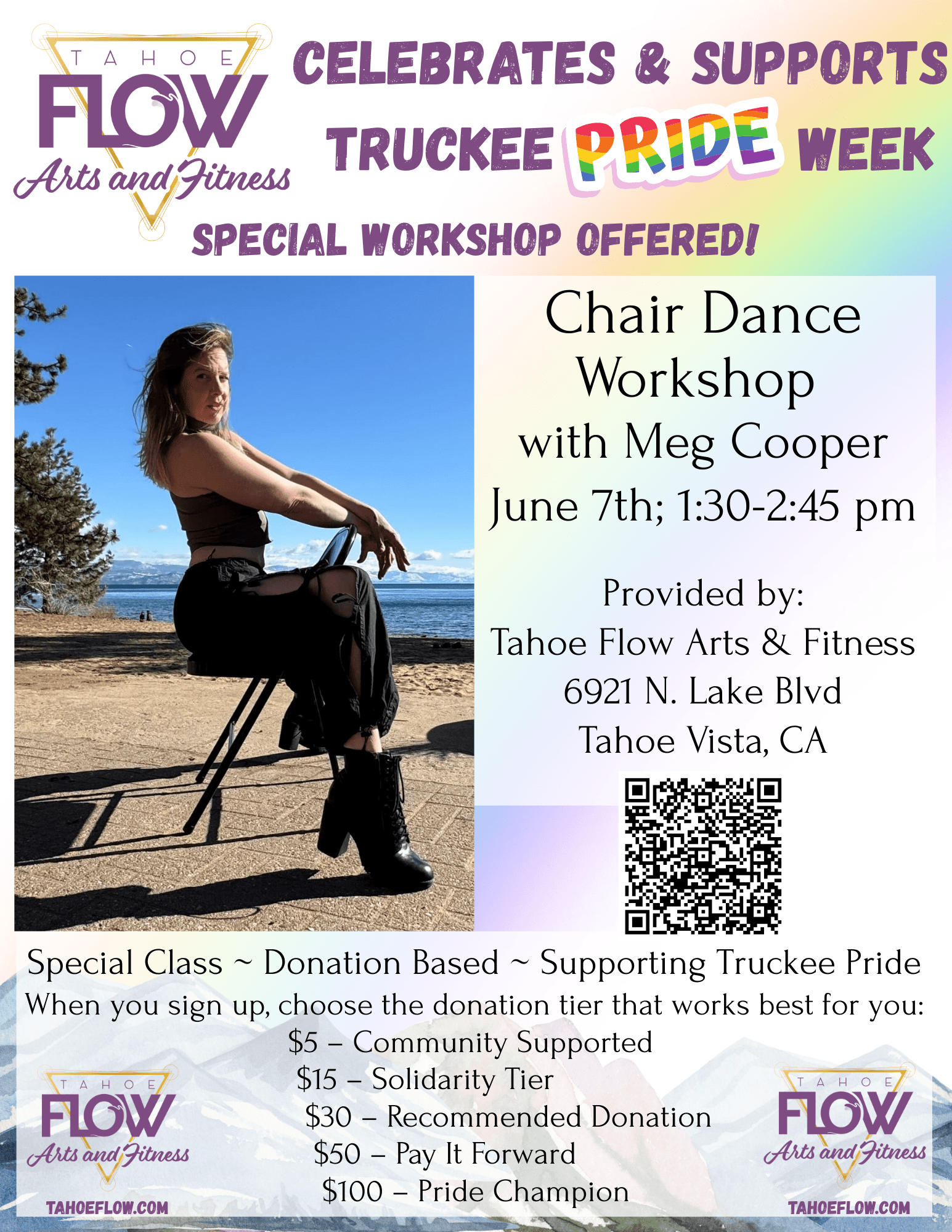 Chair Dance Workshop flyer