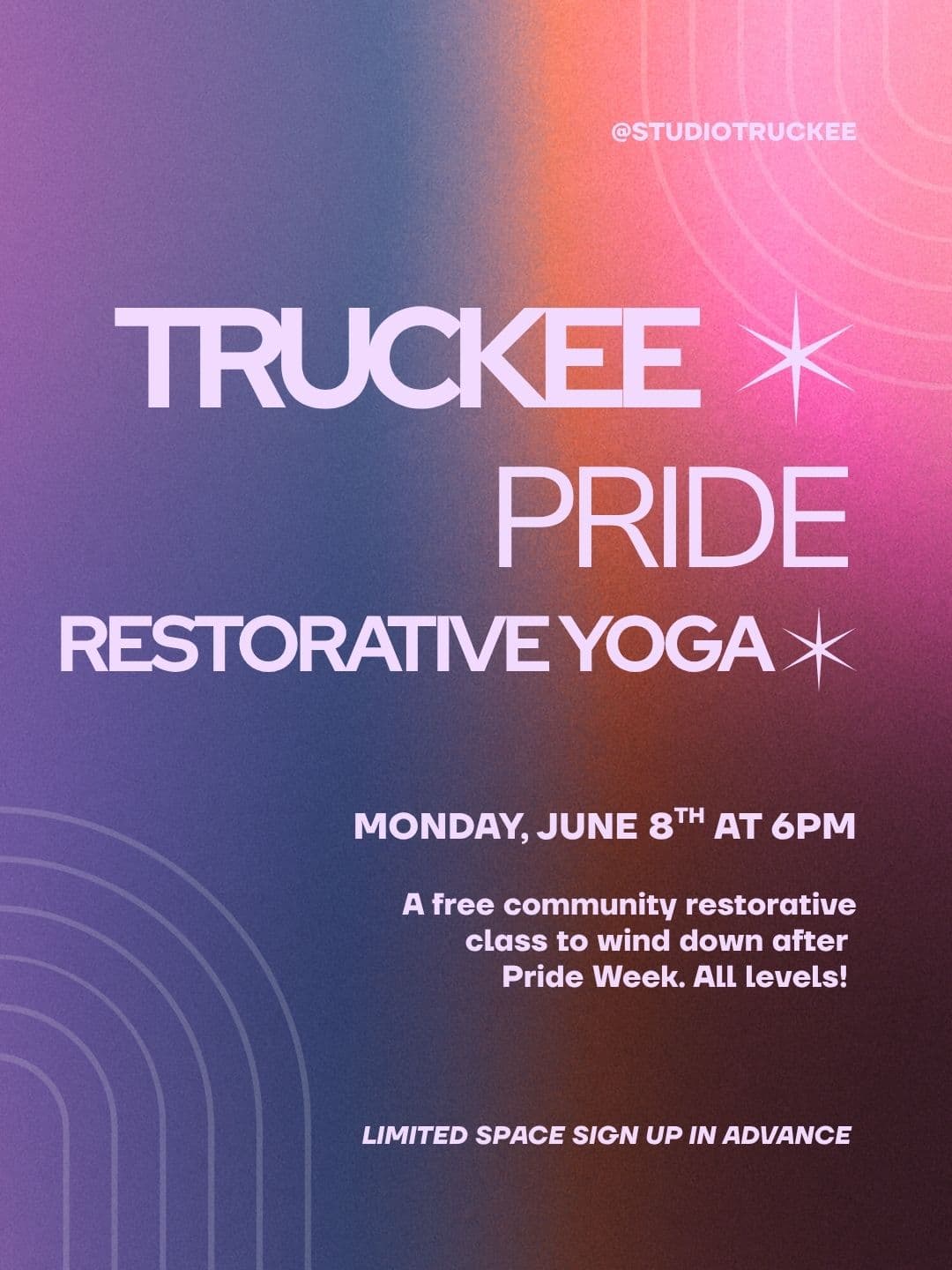 Community Restorative Yoga w/Live Guitar flyer