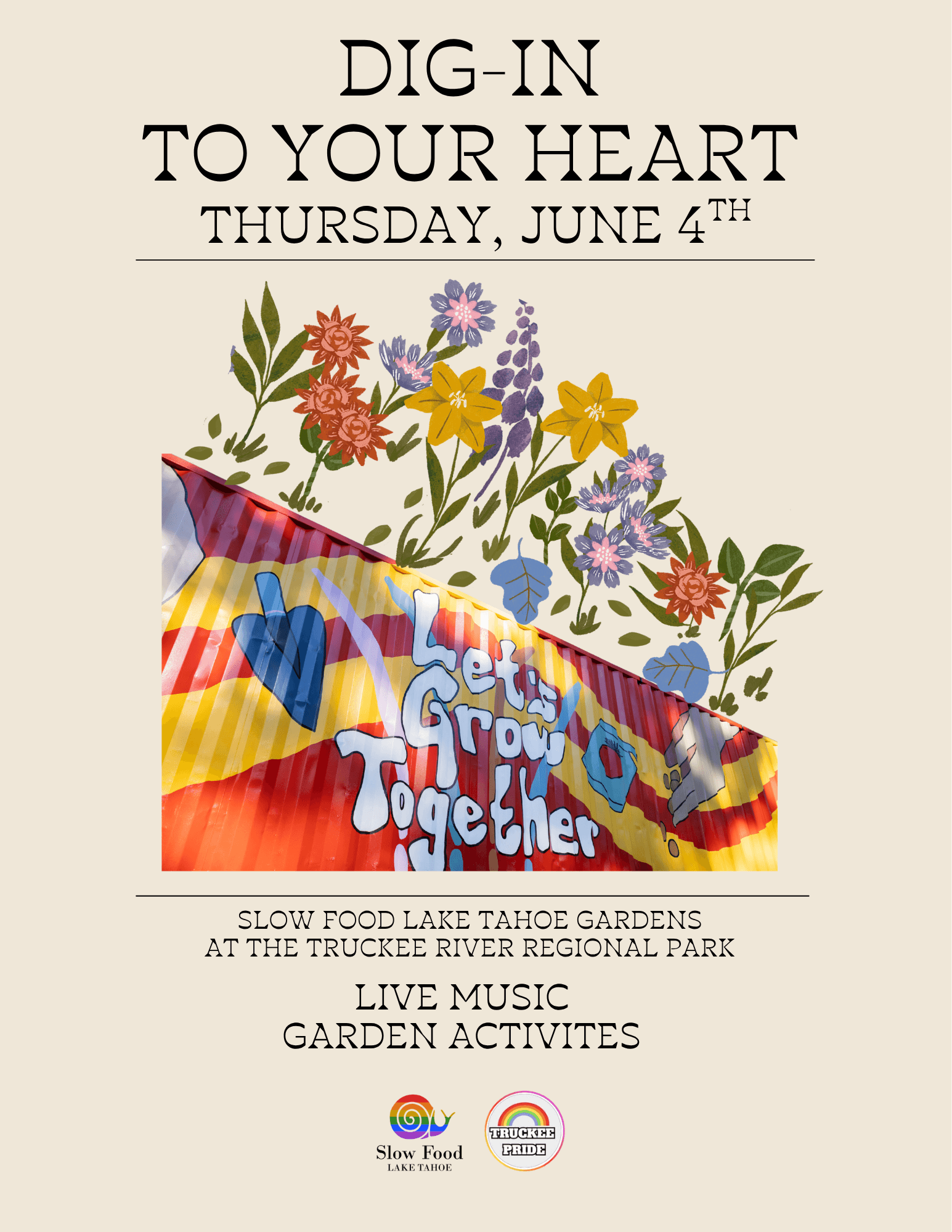 Dig Into Your Heart flyer